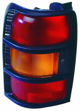 Lampe hinten R (blinkerfarbe gelb, glasfarbe rot, ohne ECE) passt zu: MITSUBISHI PAJERO II Off-Road 12.90-04.00