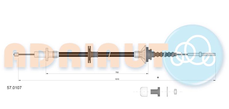 Seilzug, Kupplungsbetätigung