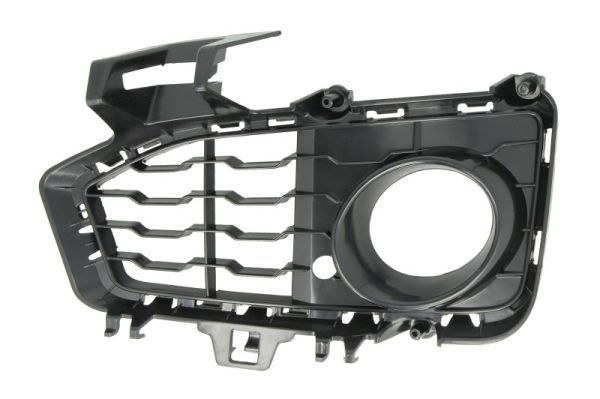 Stoßstangengitter R (mit Löchern für Halogenscheinwerfer, schwarz, M-PAKIET) passt zu: BMW 4 F32, F33, F82, F83, 4 GRAN COUPE F36 07.13-02.17