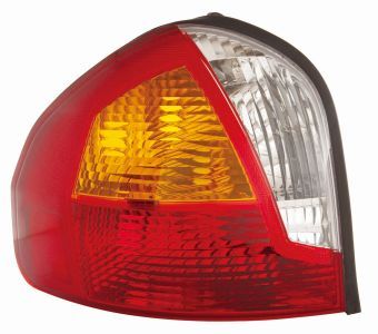 Lampe hinten R (P21W, blinkerfarbe gelb, glasfarbe rot) passt zu: HYUNDAI SANTA FE I SM Off-Road 08.00-03.06