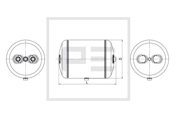Luftbehälter, Druckluftanlage