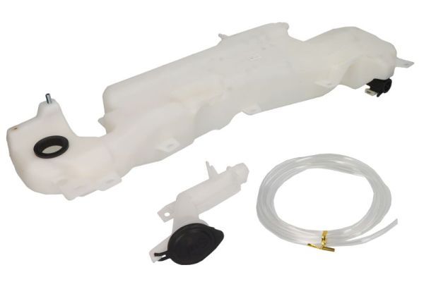 Waschbehälter (mit Korken, mit Pumpe, mit einem Loch für Scheinwerferwaschpumpe) passt zu: MITSUBISHI PAJERO IV 02.07-12.14