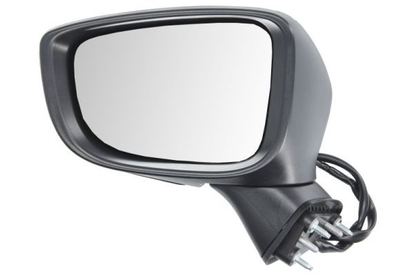 Außenspiegel L (elektrisch, gewölbt, beheizt, grundiert, elektrisch klappbar, mit Blinker) passt zu: MAZDA 2 DL, DJ 11.14-