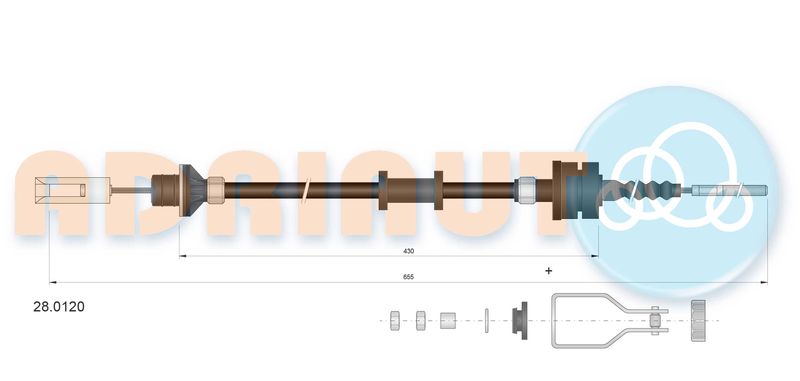 Seilzug, Kupplungsbetätigung
