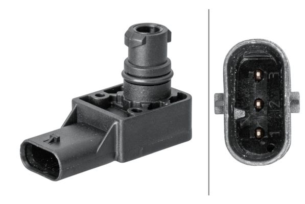 Drucksensor im Ansaugkrümmer (3 pin) passt zu: MERCEDES A (W168), A (W169), B SPORTS TOURER (W245), C (C204), C (CL203), C T-MODEL (S203), C T-MODEL (S204), C (W203), C (W204) 1.4-6.3 07.97-