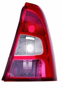 Lampe hinten R (äußerer Teil, P21/5W/P21W, blinkerfarbe weiß, glasfarbe rot) passt zu: DACIA LOGAN I Sedan 01.09-10.12
