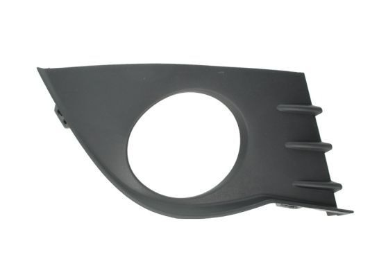 Stoßstangengitter vorne R (Unten, mit Löchern für Halogenscheinwerfer) passt zu: RENAULT CLIO III Ph I 05.05-05.09