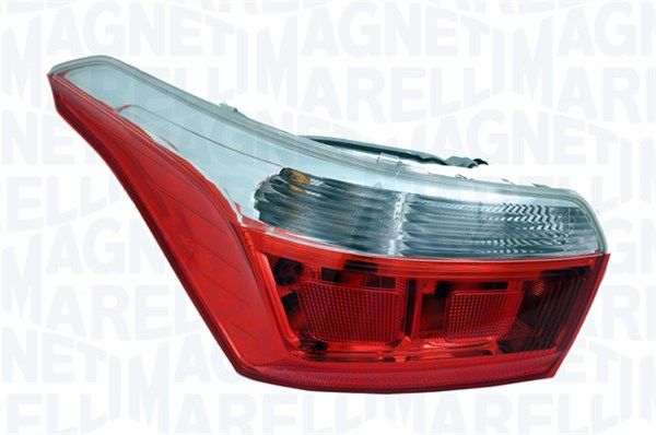Lampe hinten R (blinkerfarbe weiß, glasfarbe rot, rückfahrlicht) passt zu: CITROEN C-ELYSEE 4/5D 11.12-11.16
