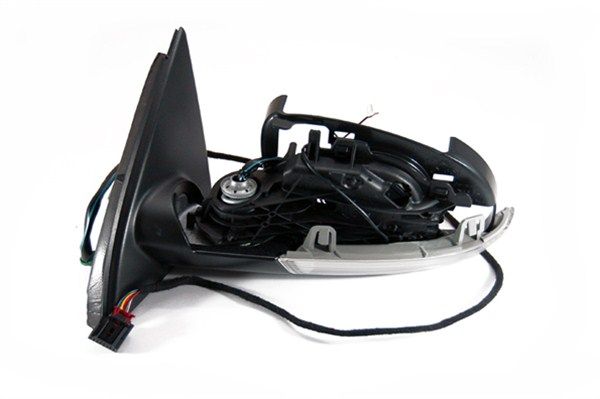 Außenspiegel L (elektrisch, asphärisch, beheizt, mit Blinker, kein gehäuse, kein lampenschirm) passt zu: VW PASSAT B6 03.05-11.10