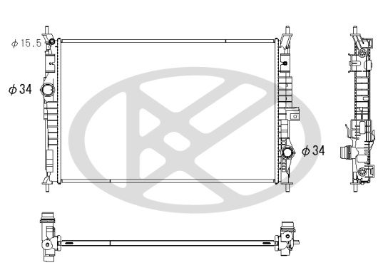 Kühler Motor (automatikgetriebe/mit mechanischer getriebe)