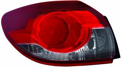 Lampe hinten R (LED/W21W, blinkerfarbe getönt grau, glasfarbe rot) passt zu: MAZDA 6 GJ 12.12-02.15