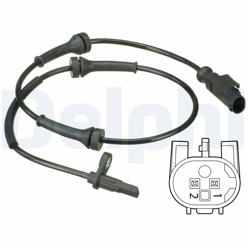 ABS-Sensor hinten L/R passt zu: ABARTH 500 / 595 / 695, 500C / 595C / 695C, FIAT 500, 500 C, FORD KA 0.9-1.4 07.07-