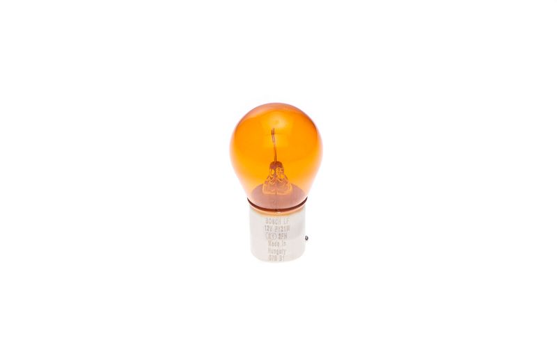 Glühbirne (Blister 2Stück) PY21W 12V 21W BAU15S Plinthe Pure Light, orange
