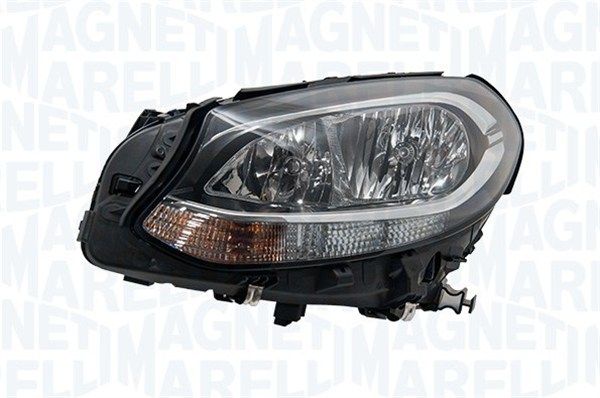 Scheinwerfer R (H7/LED/PY21W, elektrisch, mit motor, glühbirne, blinkerfarbe: orange) passt zu: MERCEDES B-KLASA W246/W242 09.14-12.18