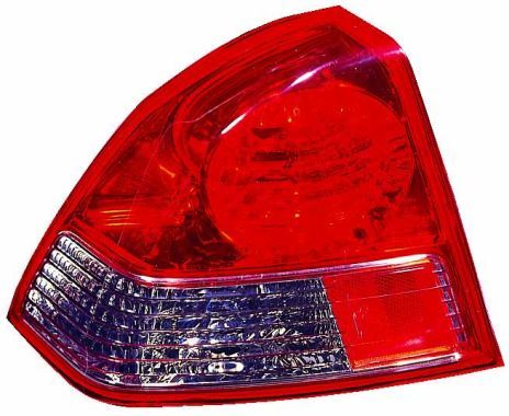 Lampe hinten L (äußerer Teil, W21/5W/W21W, blinkerfarbe weiß, glasfarbe rot) passt zu: HONDA CIVIC VII SDN Sedan 01.04-09.05