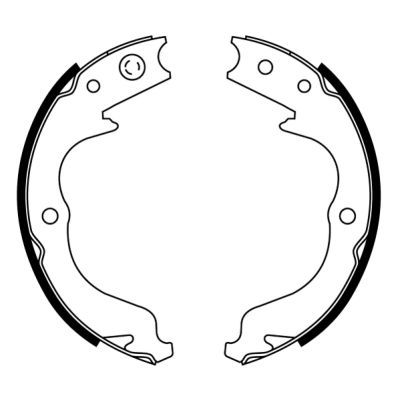 Bremsbackensatz, Feststellbremse