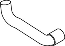 Abgastemperatursensor (vor dem partikelfilter) passt zu: VW CALIFORNIA T5 CAMPER, MULTIVAN T5, TRANSPORTER T5 1.9D 01.06-11.09