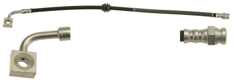 Bremsleitung elastisch vorne R (länge 570mm,durchmesser 10,5mm, M10x1/Banjo) passt zu: KIA CARNIVAL I, CARNIVAL II 2.5/2.9D 08.99-06.06