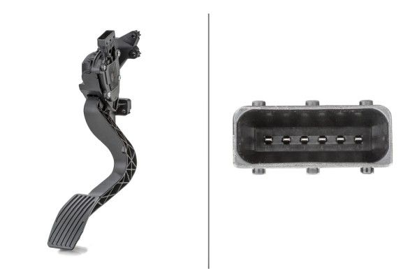 Beschleunigungspedal passt zu: FIAT DOBLO, DOBLO CARGO, QUBO 1.3D/1.6D 01.10-