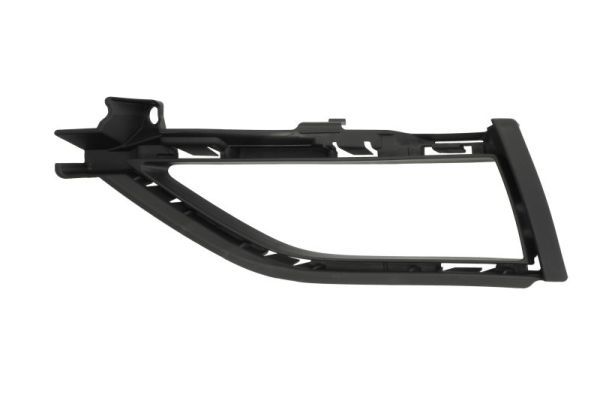 Stoßstangengitter vorne L (mit Löchern für Halogenscheinwerfer, mattschwarz) passt zu: VW GOLF VII 03.17-12.20