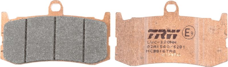 Bremsbelagsatz, Scheibenbremse