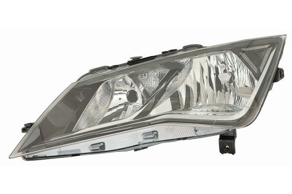 Scheinwerfer R (H7/H7/LED/PY21W, elektrisch, mit motor) passt zu: SEAT LEON 5F 09.12-12.19