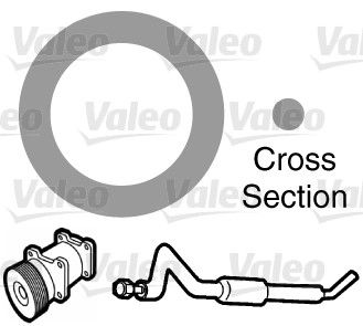 VALEO gaskets for air conditioning NISSAN