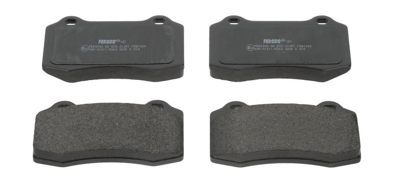 Bremsbelagsatz, Scheibenbremse