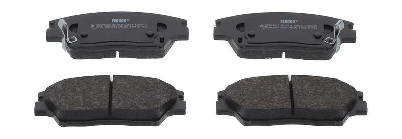 Bremsbelagsatz, Scheibenbremse